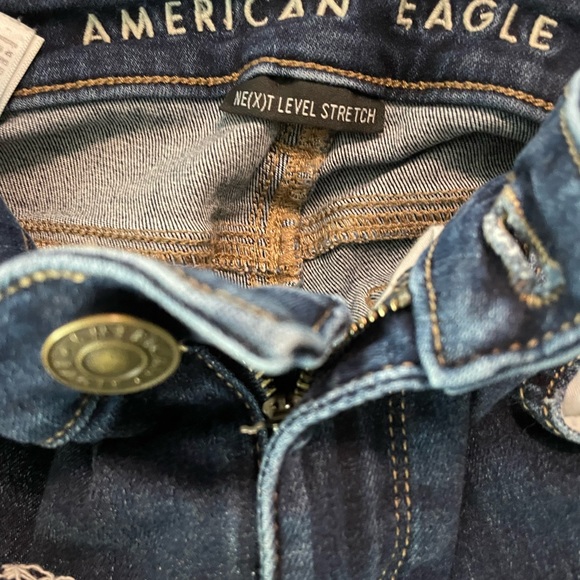 Dark denim American Eagle Next Level Stretch Jeans - Picture 4 of 4
